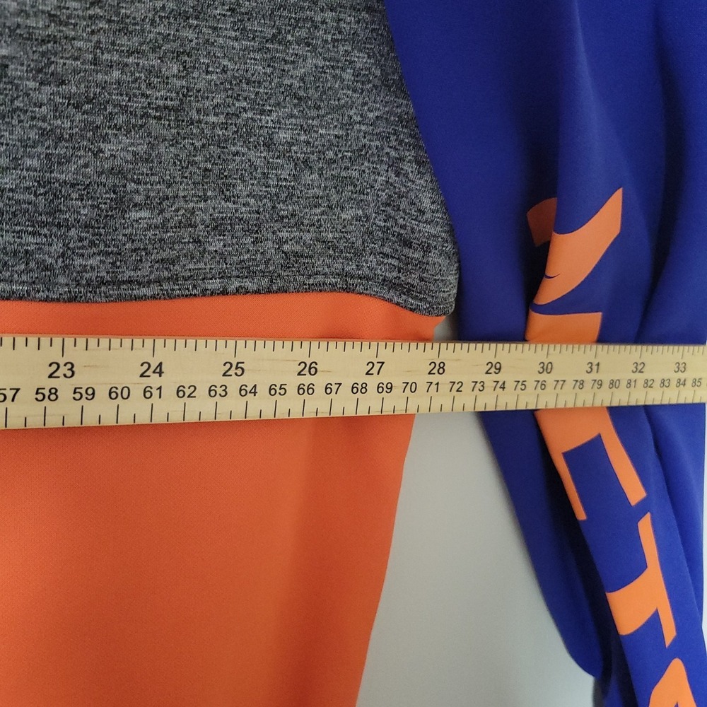 Fanatics NY Mets Hoodie Mens 2XLT Blue Orange Pullover Colorblock Logo - Picture 7 of 9